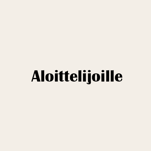 Aloittelijoille